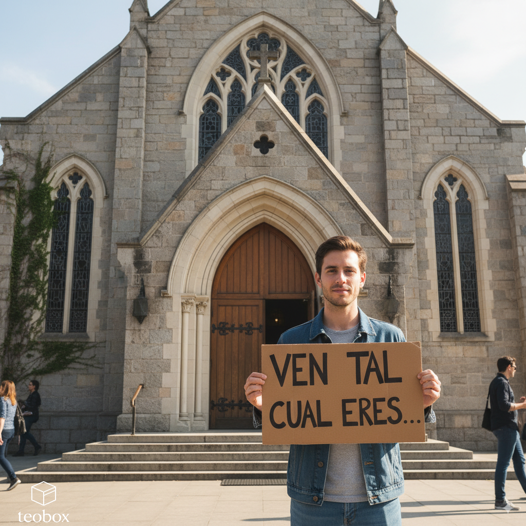 Ven tal cual eres…Pero no te vayas como llegaste.